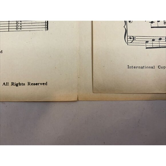 Vintage 1935 Sheet Music Four Thousand Years Ago Nick Manoloff Calumet Music Co - Picture 6 of 7